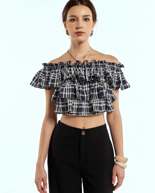 SIXDO G-B&amp;W Stripe Woven for Women